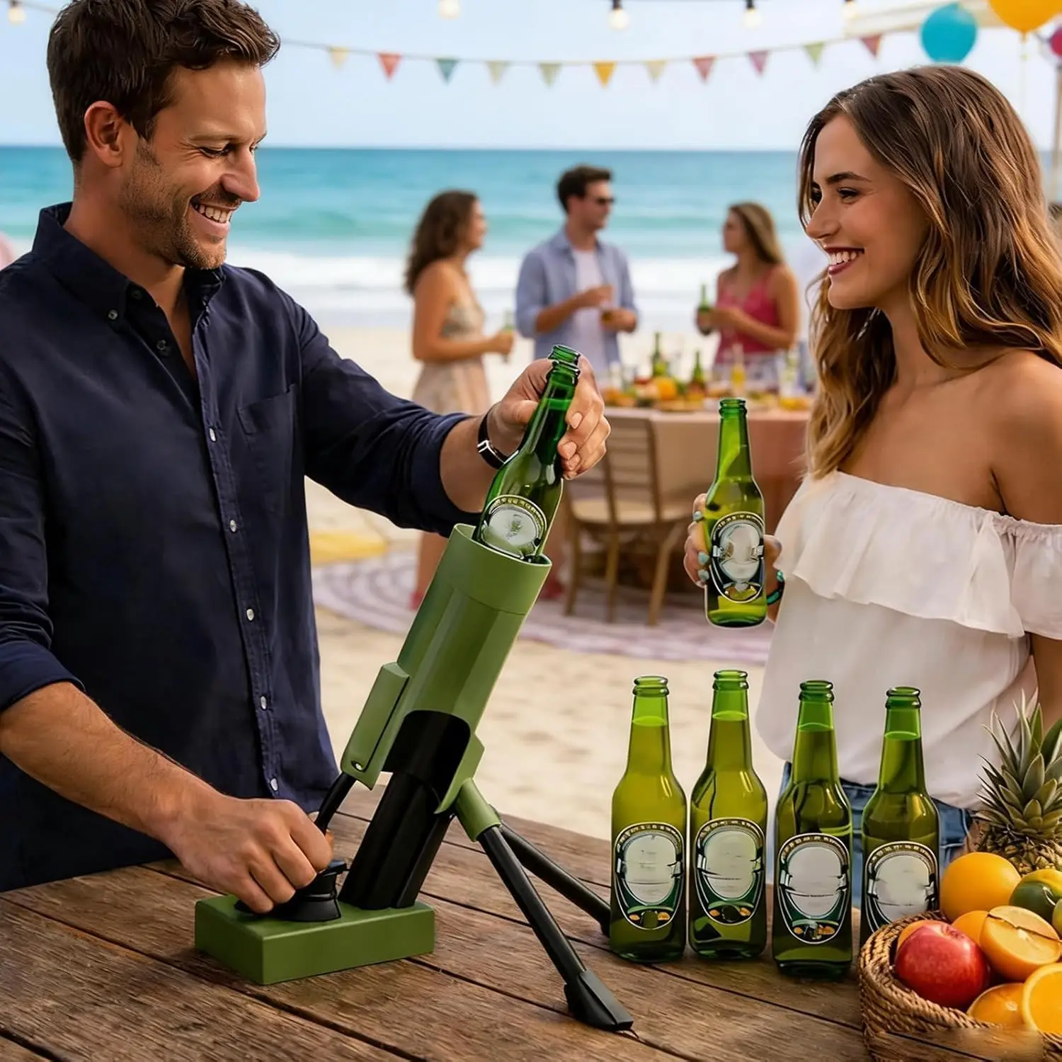 abridor de botellas de cerveza tipo mortar, abridor de botellas de cerveza de 33/51 mm, lanzador de tapas táctico de alta resistencia, abridor de presión manual Abridor de Botellas de Cerveza Tipo Mortar, Abridor de Botellas de Cerveza de 33/51 mm, Lanzador de Tapas Táctico de Alta Resistencia, Abridor de Presión Manual 6