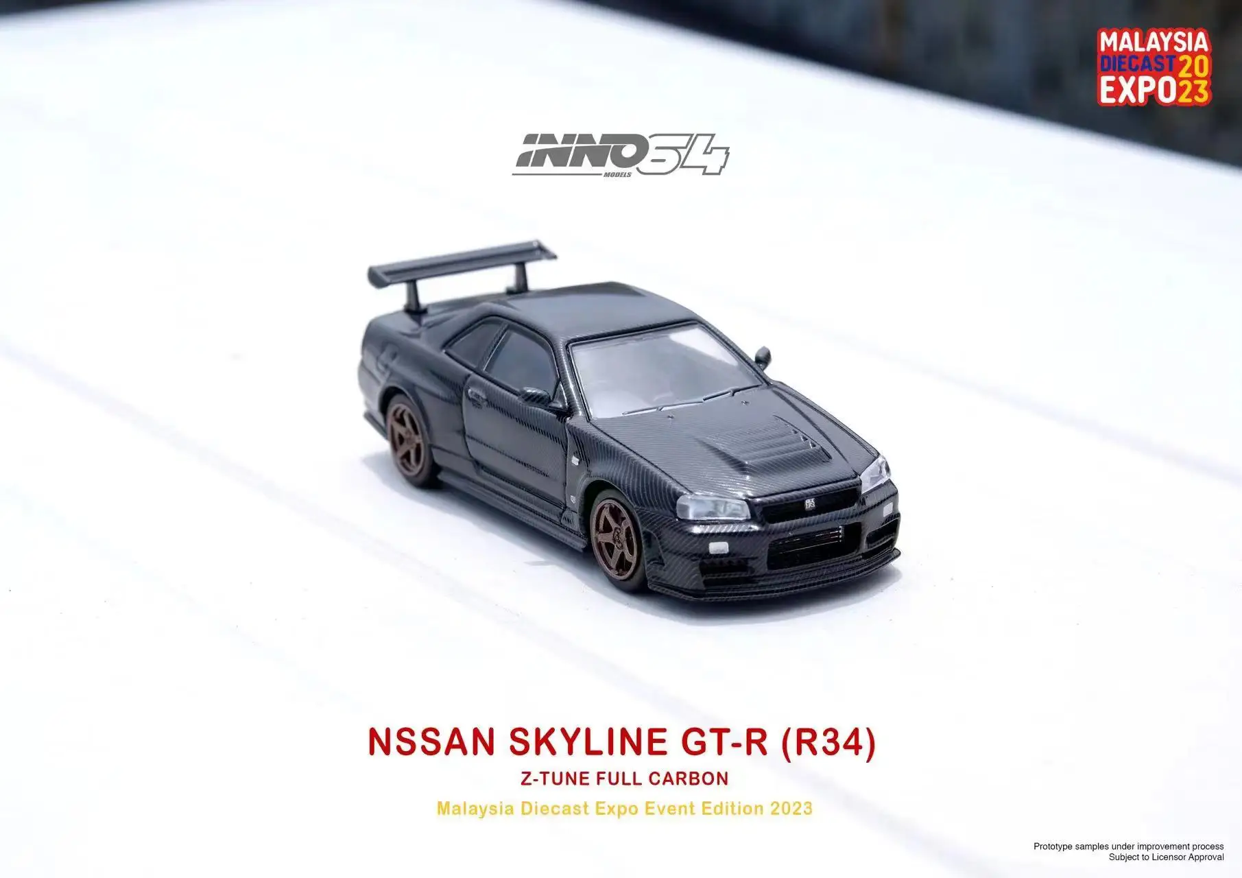 Carrinho De Compras Inno64 Nissan Skyline R34 Racing Gtt Dri