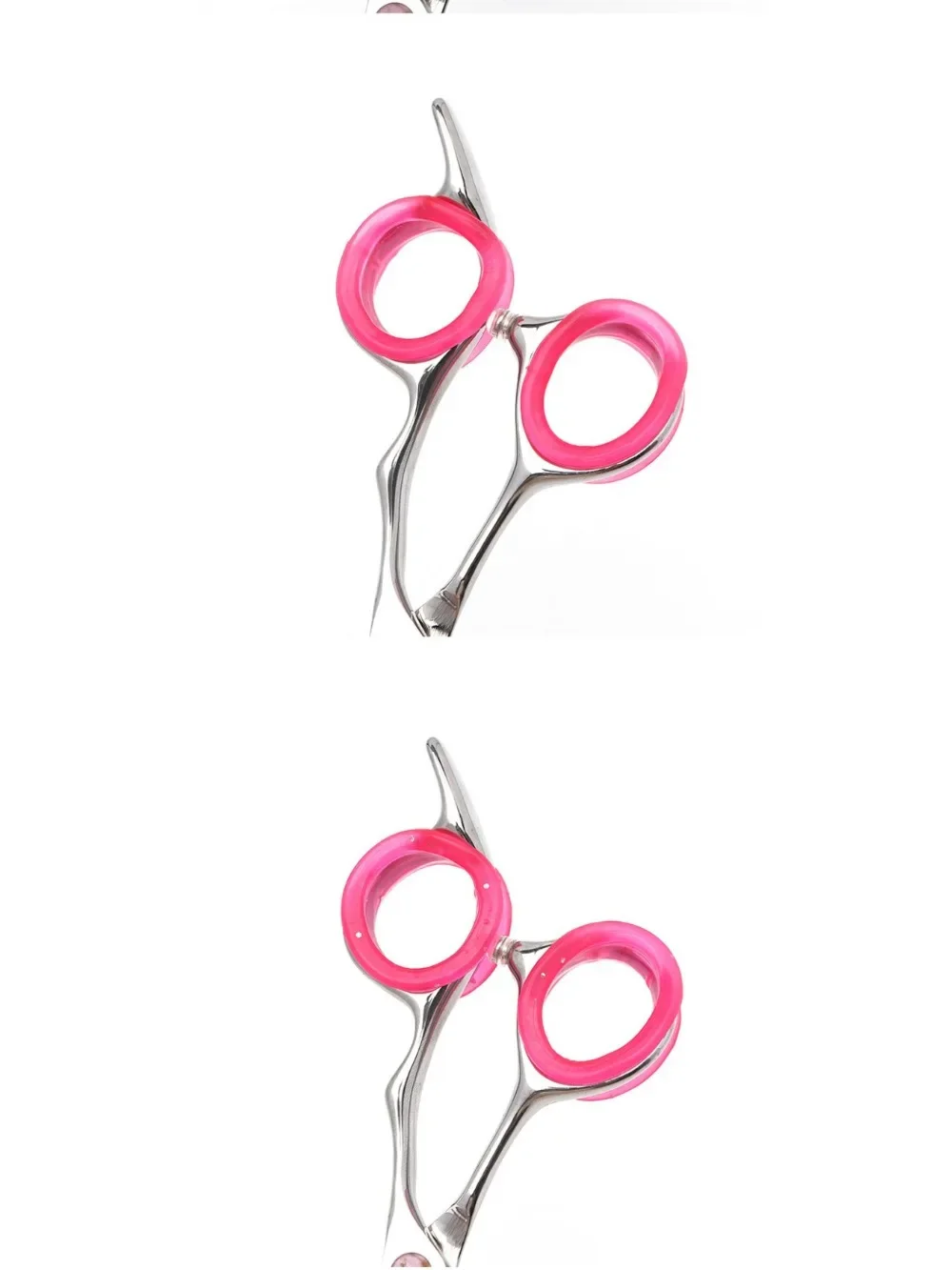 Description Picture 6 of item8Pair Finger Ring Scissors Hairdressing Pet Scissors Multi-color Silicone Ring Various Models Scissors Accessories
