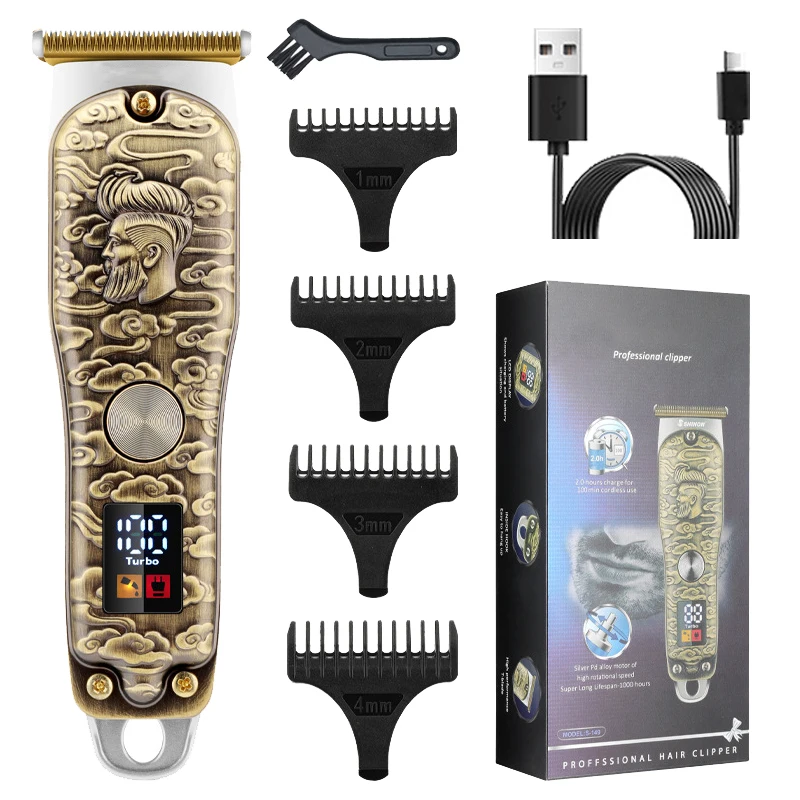 

Hair Clipper and Trimmer Set Professional Cordless for Men Electric Beard Trimmer Barber Clipper Haircutting Kit Gift for Men