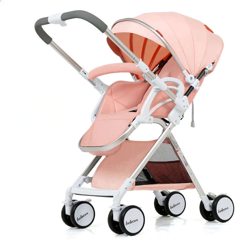 Sit and Recline Lightweight Stroller Portable Folding Two-way Umbrella Stroller Baby Carriage for Children Aged 0 To 3 Years Old