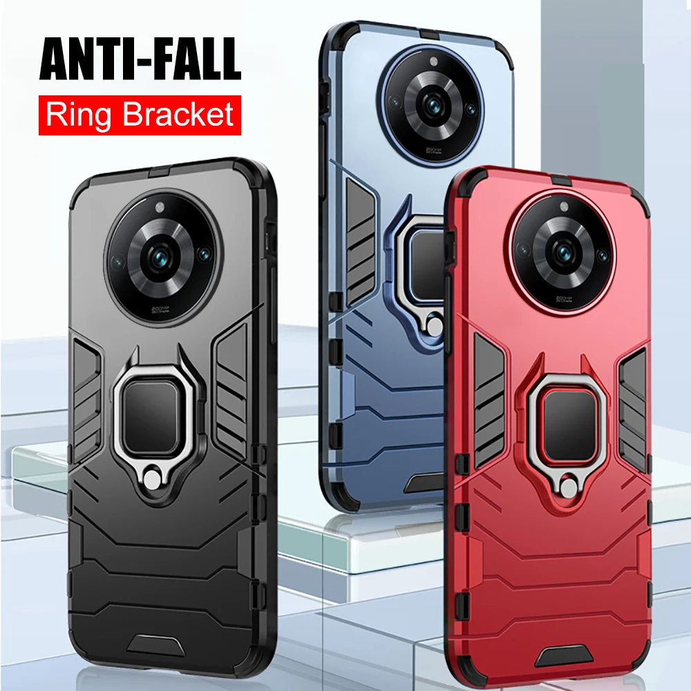 Custodia Per Telefono Con Staffa Ad Anello Per Realme 11 Pro 11 Pro Plus Gt Neo 5 Gt3 5G C53 C55 1 1 Pr O P Lus 11 Custodia Protettiva Per Telefono An