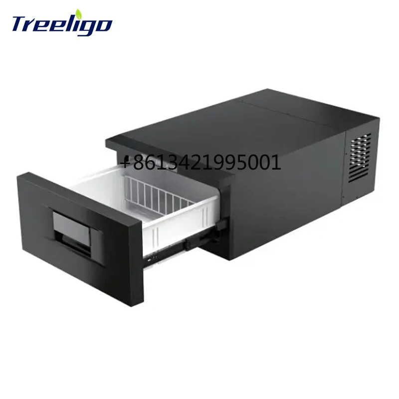 factory price camping accessories 20.7L Drawer Car Truck Fridge Freezer Portable DC 12V 24V Compressor Refrigerator for Truck