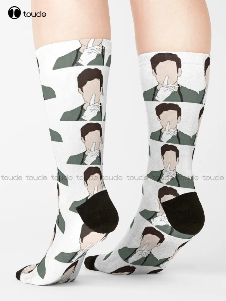 Pronto Al Lavoro-Dexter Morgan Socks Calzini Di Cotone Per Uomo Street Skateboard Socks 360 ° Stampa Digitale Retro Colorful Art 1 Paio Regalo