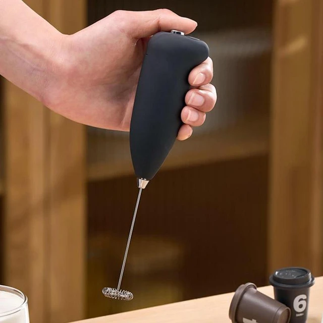 Stainless Steel Electric Handheld Drink Mixer, Coffee Stirrer