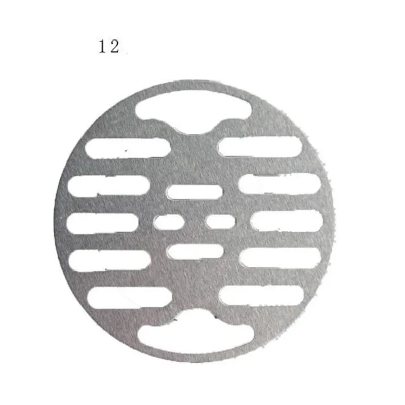 Floor Drain Covers Anti-clogging Bathroom Stainless Steel Round Floor Drain Cover Plate 10/11.2/11.7/12CM 1Pcs floor drain filter shower drain cover floor drain