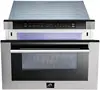 24" Inch. Microwave Drawer Oven with Touch Open Door - 1.2 Cubic Feet Electric Oven Capacity - Stainless Steel Child Safety Lock 4