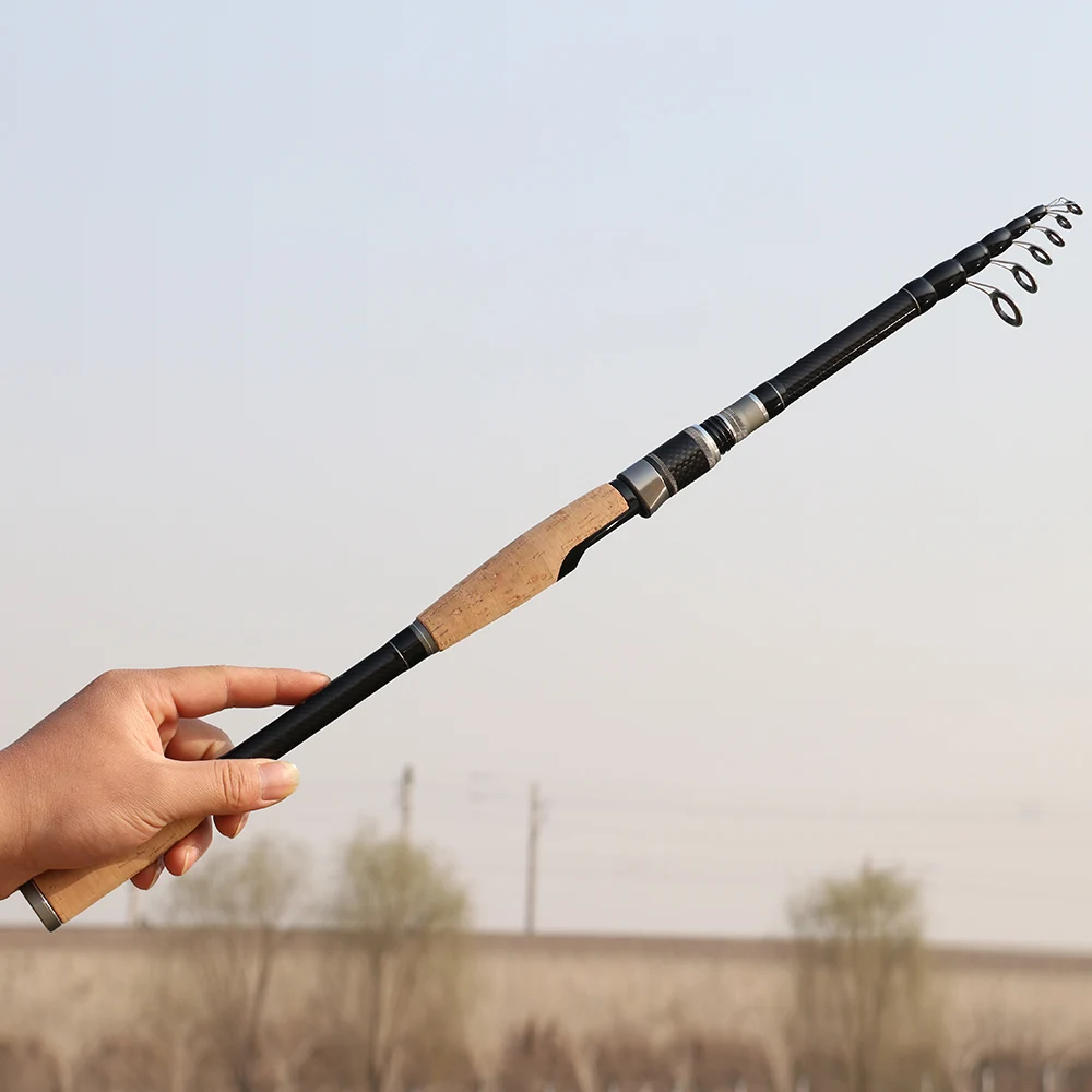 Portable Telescopic Fishing Rods 1.8M -3.0M Carbon Fiber Spinning Casting Fishing Rod Lure Tackle for fishing rod