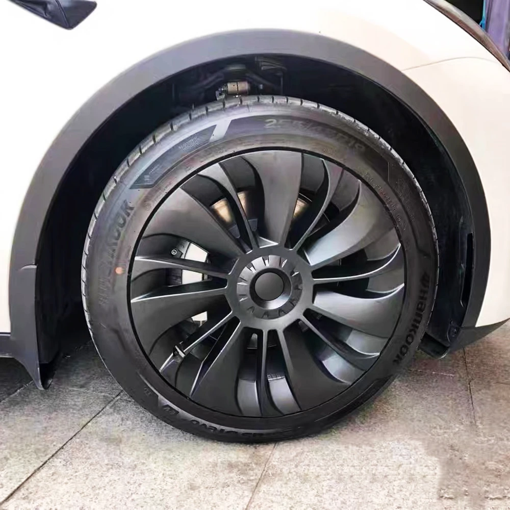 19 Inch Fully Hubcaps For Tesla Model Y 2022 4pcs Wheel Hub Cap