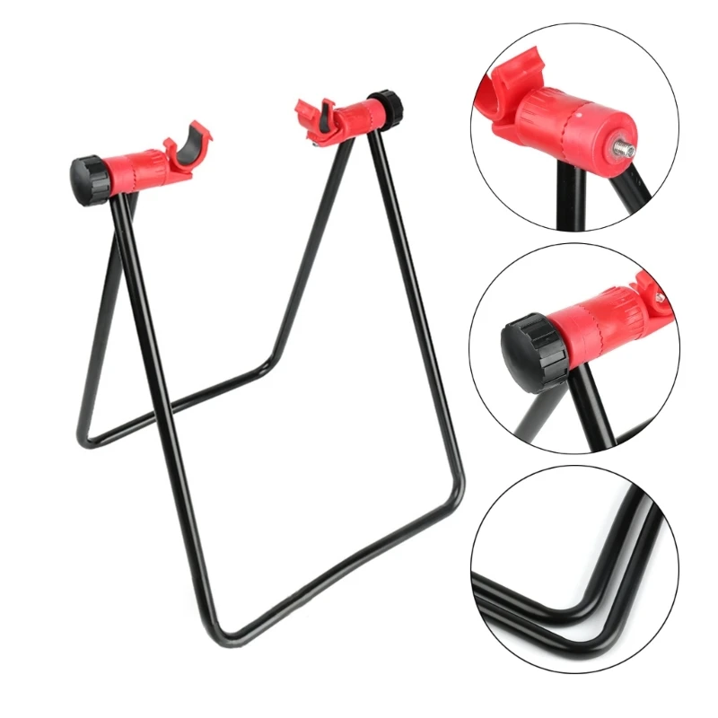 

Foldable Bike Repair Rack Parking Stand Standing Bike Bracket Maintenance Rack