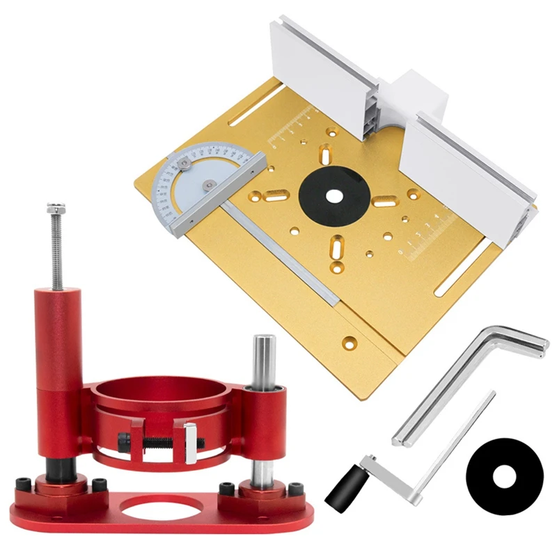 

Router Lifting System With Lifting Base Engraving DIY Tools Engraving Trimmer S8-2 Router Table For 63.8-65Mm Diameter