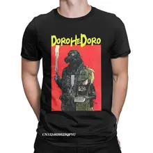 Fashion Dorohedoro Kaiman Nikaidou Tee Shirt Men Crewneck Pure Cotton Tops T Shirts Anime Harajuku Tees Aesthetic Camisas