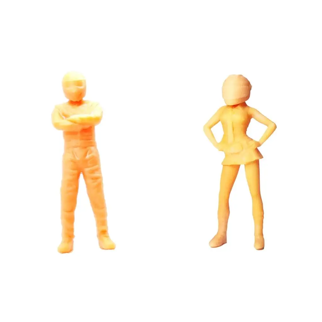 

1/64 Неокрашенные Фигурки людей, микроландшафт, коллекция, настольное украшение, S масштаб, компоновка, полимерные фигурки, Диона, декор для пейзажа