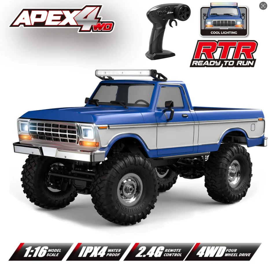Voiture RC 4x4 Tout-Terrain 1:16 - Crawler HB R1611 LED