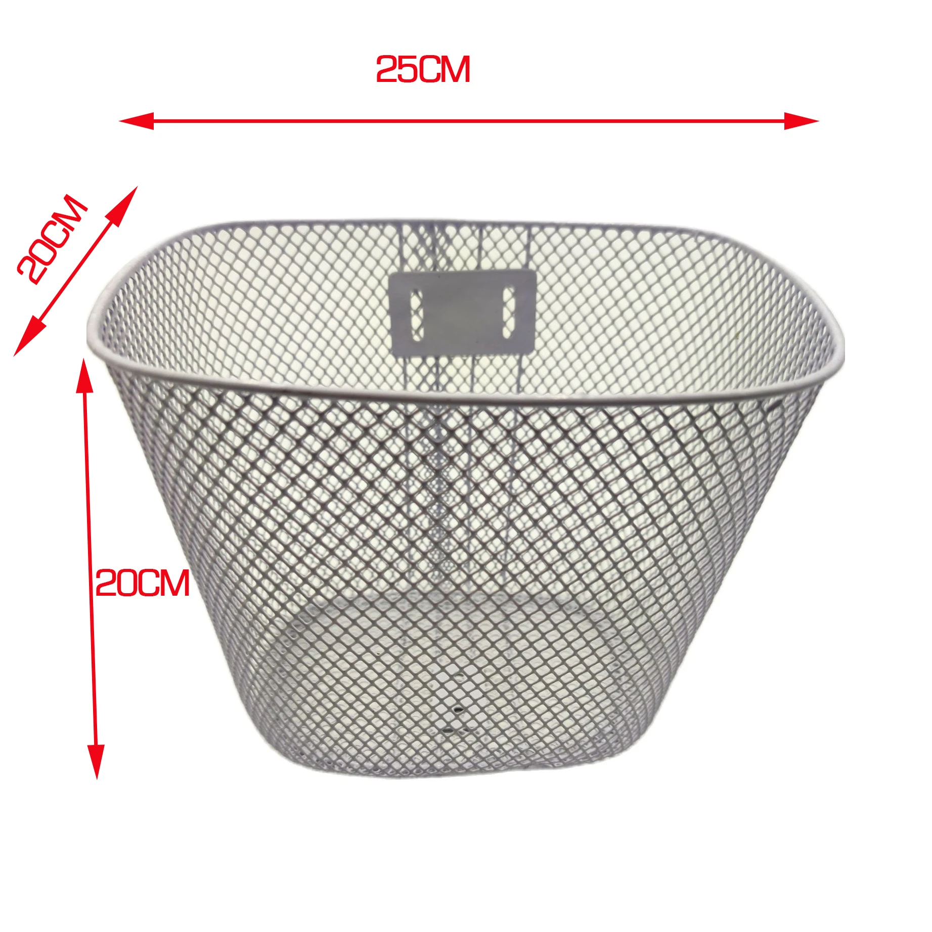 Cesta de bicicleta de peso ligero, cesta delantera de acero, cesta de plástico para piezas de accesorios, componentes|Maletas y cestas de bicicleta| - AliExpress