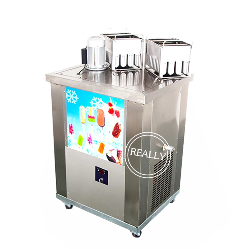 Large production 2.0KW double molds ice cream/gelato popsicle maker machine