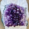 Natural  Amethyst Quartz Purple Crystal Cluster Healing Stones Specimen Home Decoration Crafts Decoration 4