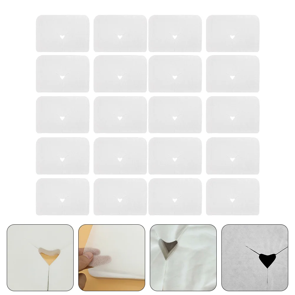 100Pcs Disposable Face Pillow Covers Headrest Covers for Beauty Salon