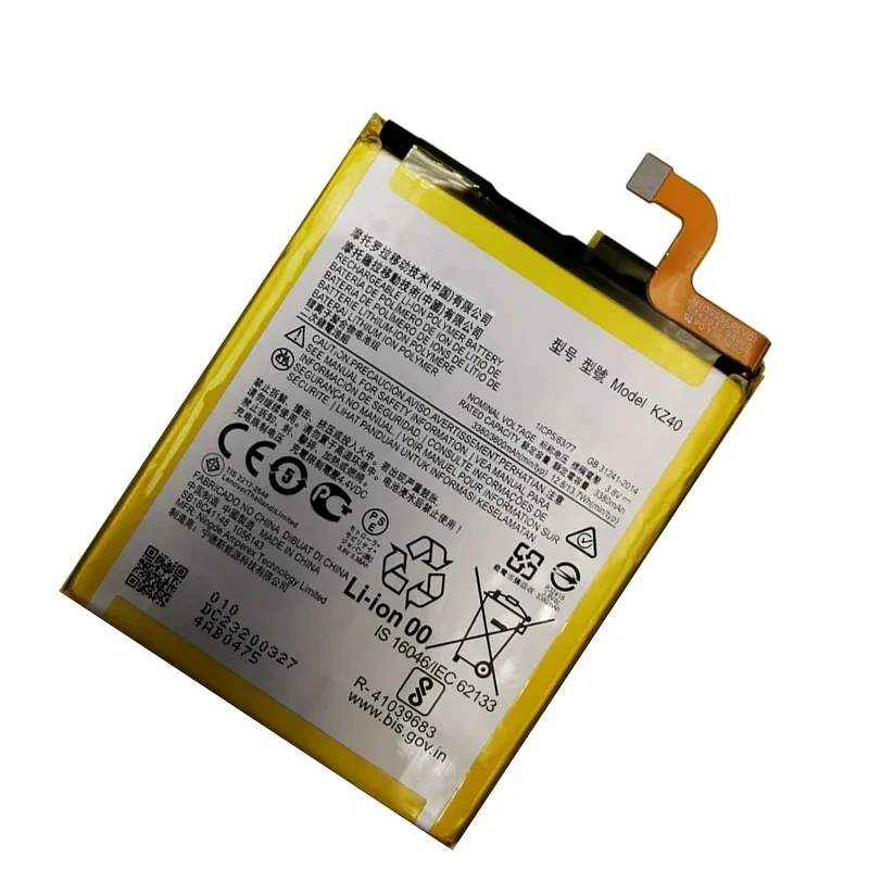 Original Battery KZ40 For Motorola Moto Z4 XT1980-3 Mobile Phone Batteries Capacity For Moto Z4 Play 3600mAh Batteria
