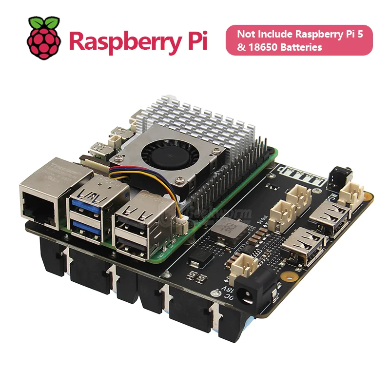 Geekworm X1202 UPS �� ���� ���� ����(Raspberry Pi 5�� 4�� 18650 ���͸� Ȧ�� ����)