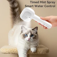 ROJECO Pet Steam Comb Electric Spray Brushes For Dog Cat Hair Removal Combs Pet Hair Grooming Tool Hair Remover Water Mist Brush 3