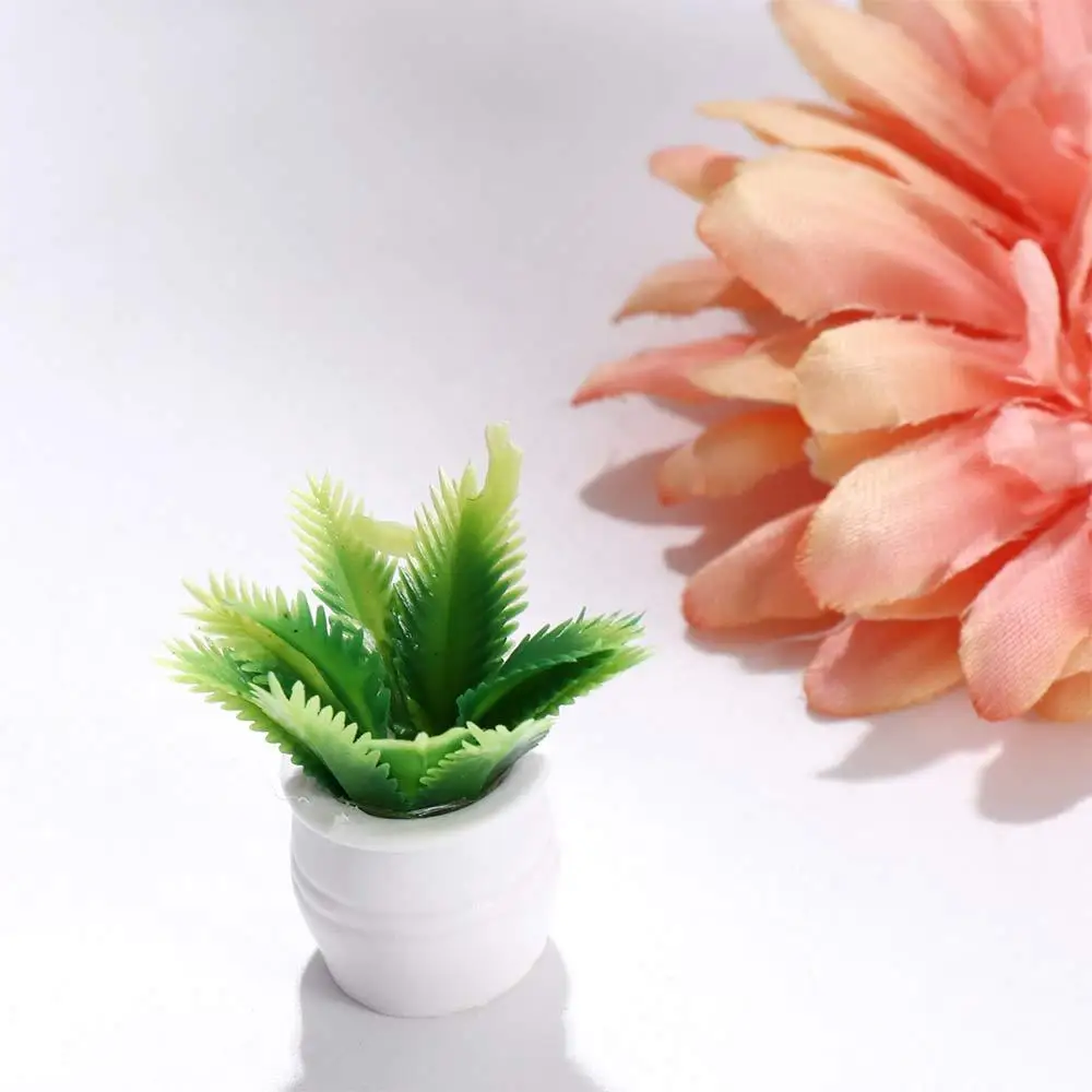 

Tree Potted Car Ornaments Dollhouse Accessories Doll House Decoration Dollhouse MIniature Simulation Potted Plants