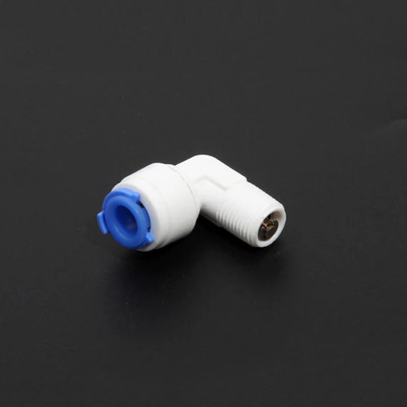 Hose Pipe Fitting One-way RO Water Non-return Check Valve Straight Elbow 1/4'' 3/8'' Quick Connector