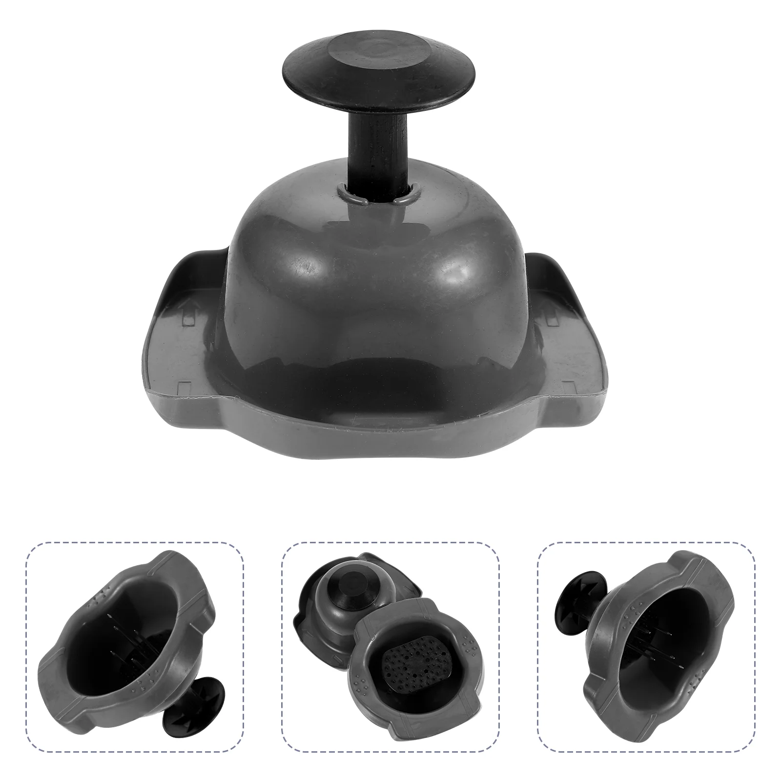 

2 Pcs Food Holder Kitchen Gadget Plant Stand Vegetables Protector Grater Safety Slicer Finger Plastic Small