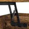 Rustic Lift Top Coffee Table w/Hidden Compartment & Open Shelf, Lifting Tabletop Coffee Accent Table for Living Room 5