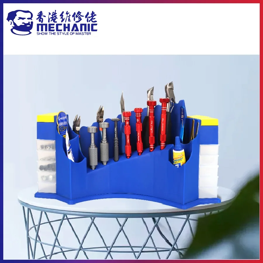 MECHANIC MT-BR Storage Assortment Box Screwdriver Holder Tweezers Rack Screw Organizer Hand Tool Part For Mobile Phone Repair