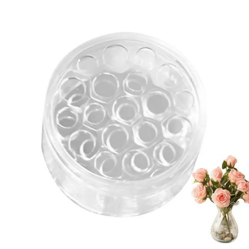 Ikebana Stem Holder Spiral Sturdy Clear Flower Arrangement Holder DIY Floral Art Accessory Table Centerpiece For Party Wedding