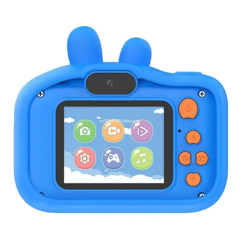 H9S Kids Camera Cartoon Children's Digital Camera 2.0" 4800W Front Rear Cameras New