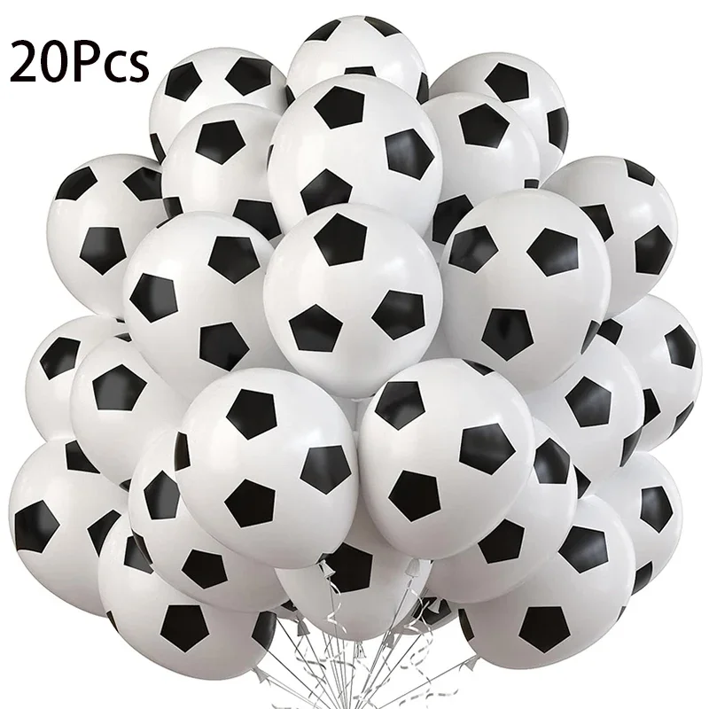 Football-Themed Latex Balloons (12-Inch) - Perfect Decor for Birthdays & Sports Events