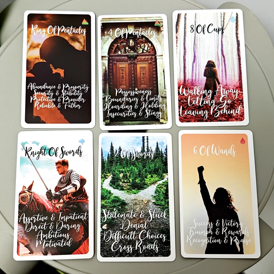 thumbnail image 2 of Twin Flame Awakened Path Tarot 78cards With Definitions.w 2 of 9