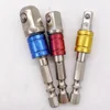 Impact Driver Socket Extension Adapter Extended Converter Power Drill Hex To High Speed Nut Male Square Wrench 1/4 3/8 1/2 5