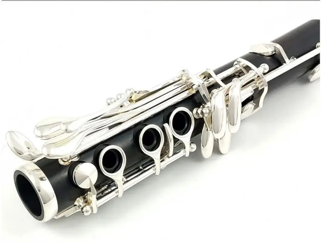 MORESKY Clarinet Bb Wood Ebony Silver Plated 18 Keys Grenadilla Sib Klarnet M65