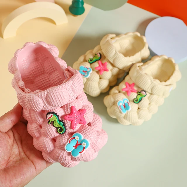 Fashionable Thick-Soled Women Girl Sandals Hole At The Sole Non-Slip Beach Shoes Quick-Drying for Summer Outdoor Shoes