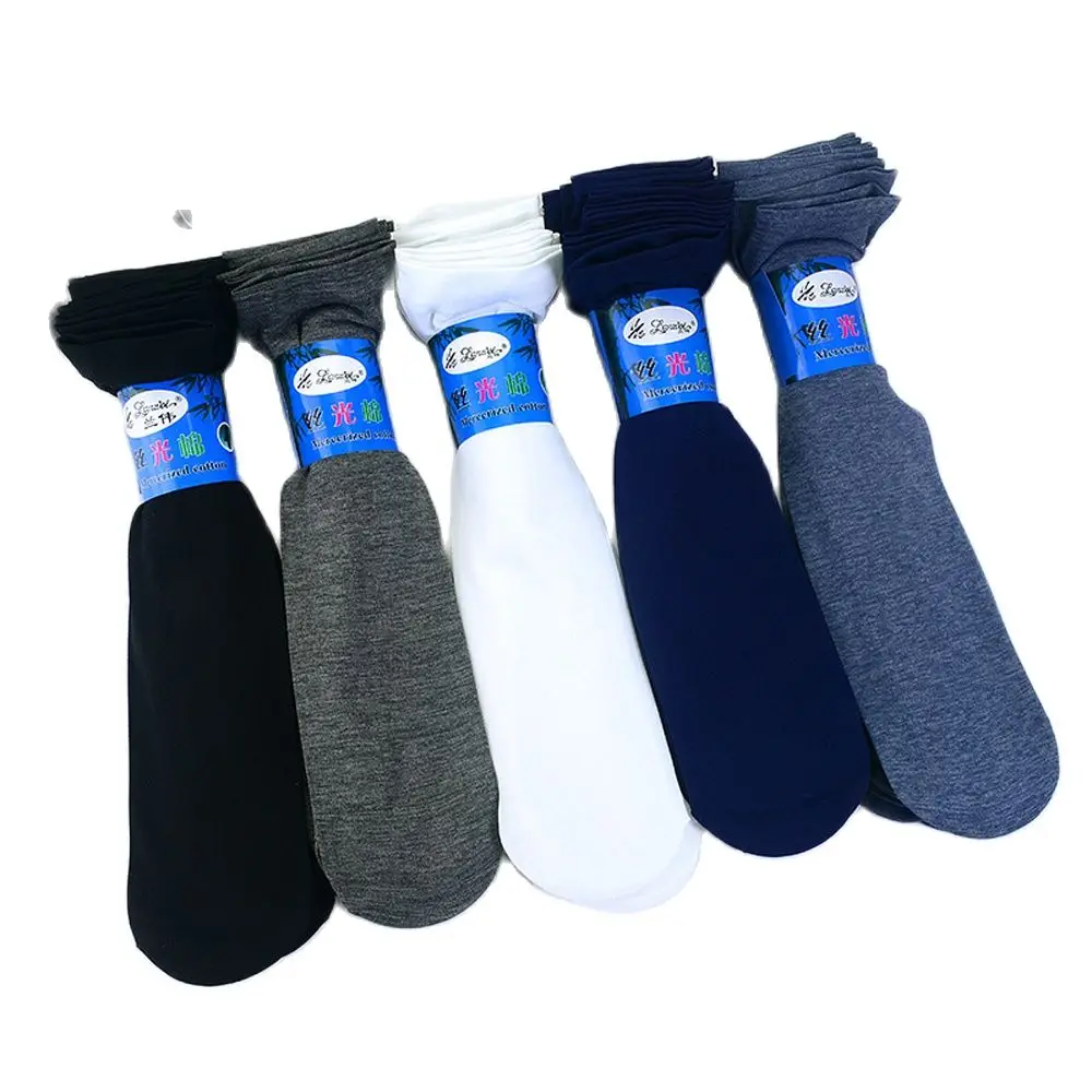 Men's Socks Thin Socks Silk Socks Tube Socks 10 Pairs/bag New Hot Sale Summer Men's