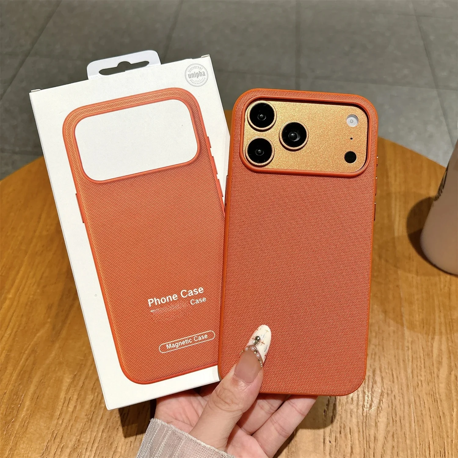 Original Technology Woven Texture Matte Shockproof Anti-Slip Protective Case