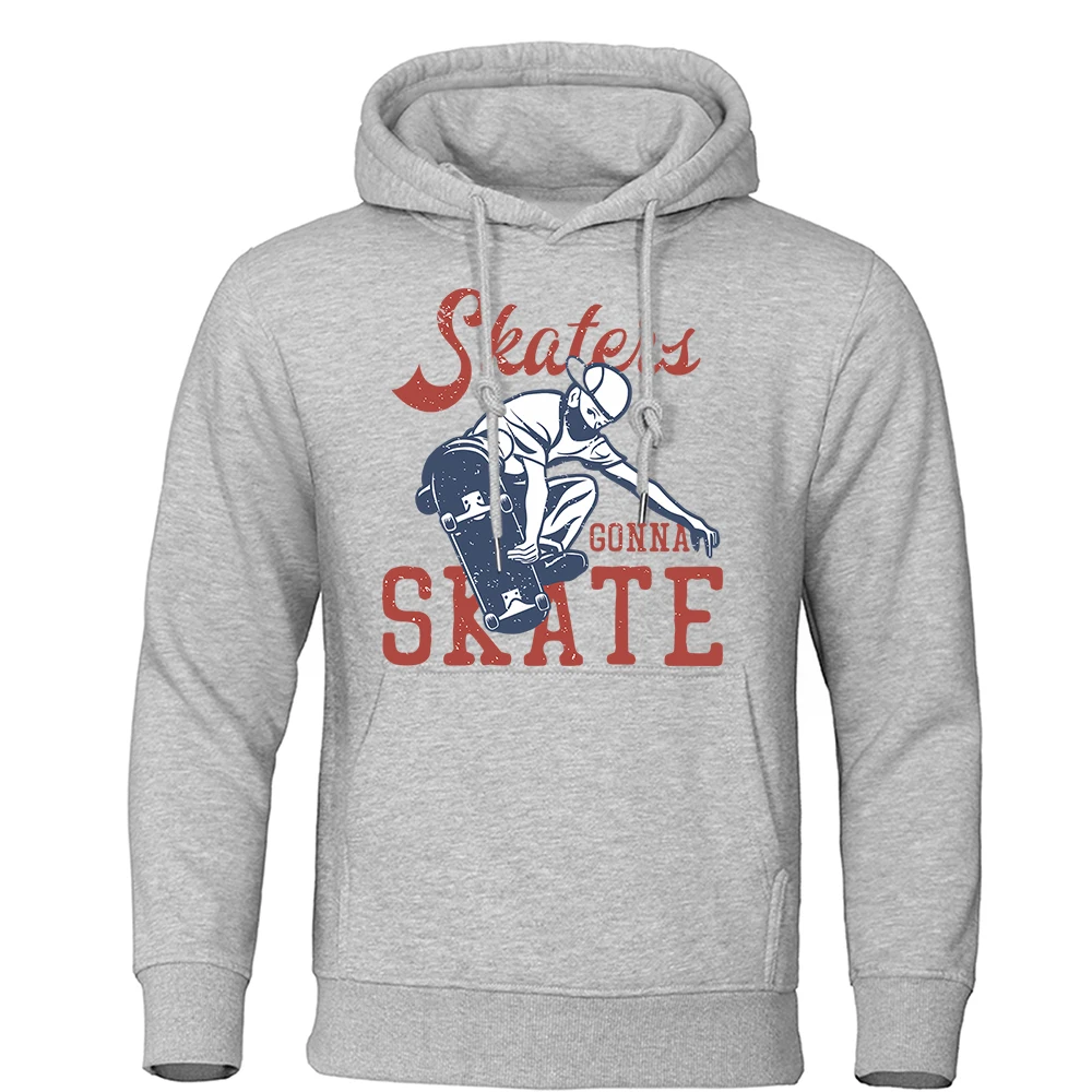 

Always Prepared Gonna To Skate Print Hoodies Men Harajuku Fashionsweatshirt Sport Spiritual Clothing Vintage Soft Hoodie Men'S