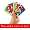 UNO Flex Card Game Fun Games for Adult And Party Game Night 2 To 6 Players​ Child New Year gift fun toy 4