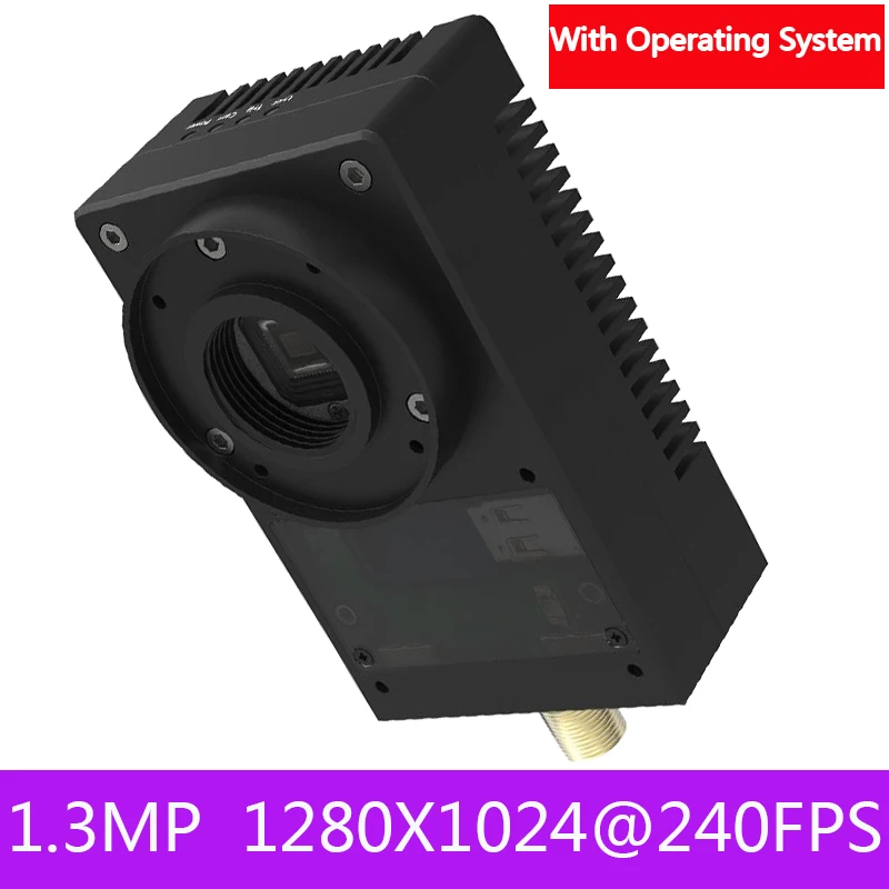 1.3MP 머신 비전 산업용 카메라, 이미지 처리 비전 카메라용 USB 2.0 HDMI GigE 인터페이스 1280*1024 @ 240FPS