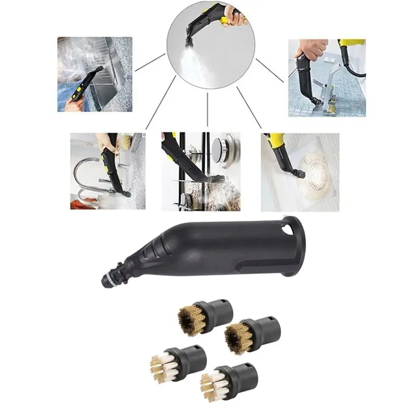 [B25B!】 Set di spazzole per ugelli per vaporizzatore per Karcher SC1 SC2 SC3 SC4 SC5, accessori di ricambio, spazzole rotonde per pulitore a vapore - immagine 6