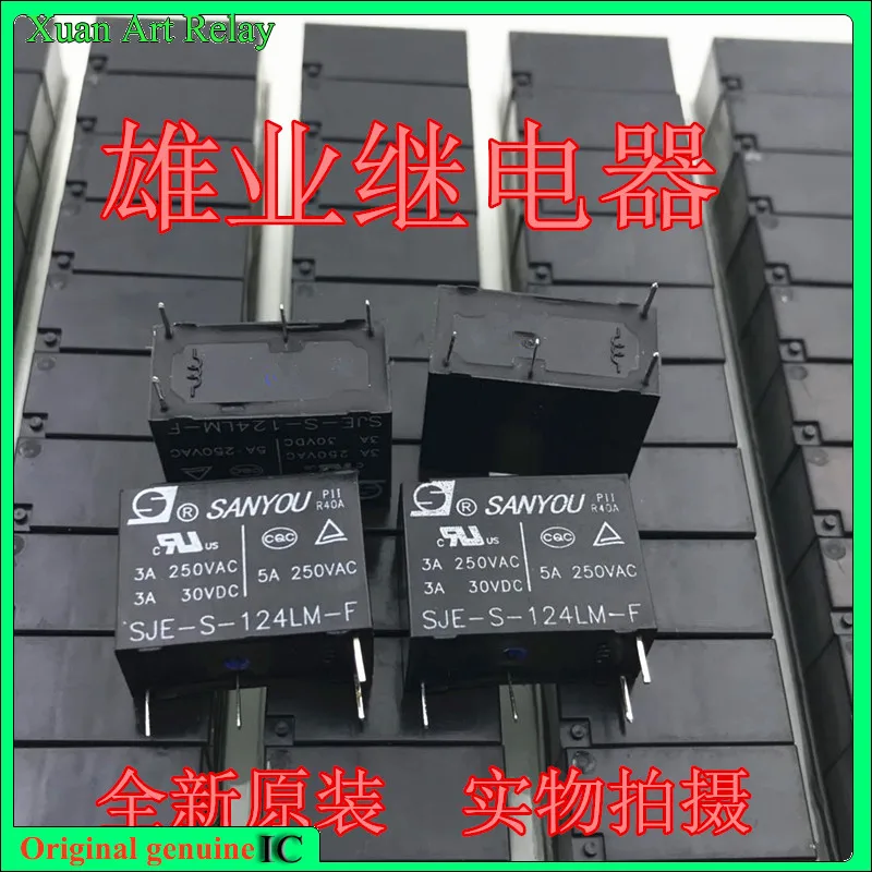 

50pcs/lot [In stock] Brand new original Relay SJE-S-124LM-F 4pin