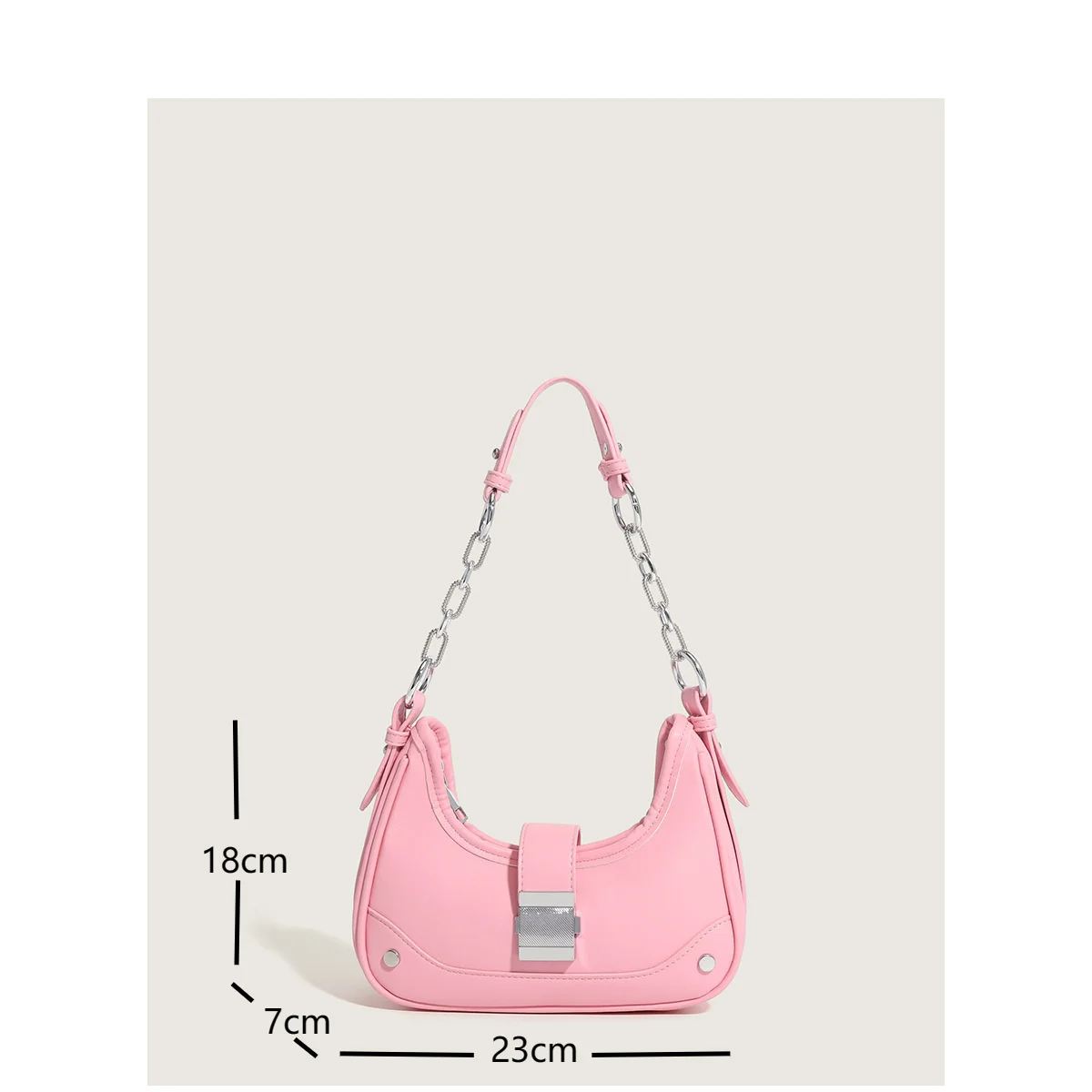 Shoulder Bag For Women Niche Design Handbag With Chain Texture_voghion.com
