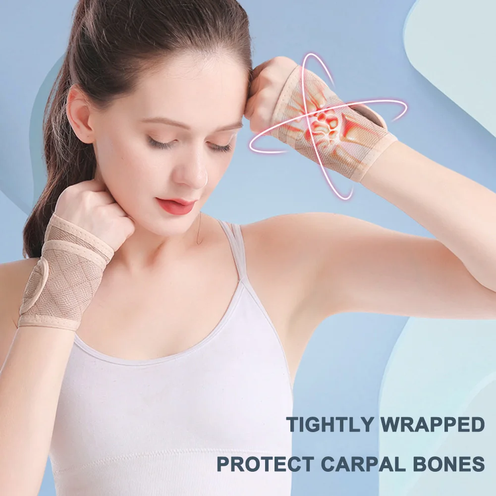 Elastic Wrist Support Adjustable Compression Sports Wristband Arthritis Protection Wrist
