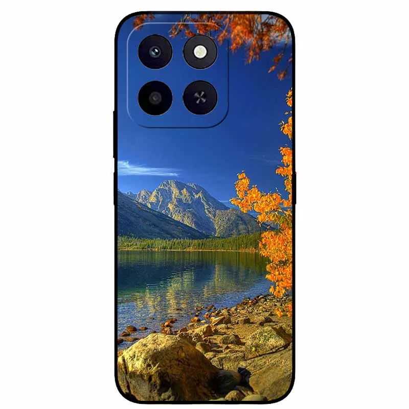 Wolf Bumper Silicone TPU Phone Case - Planet Protective Cool Animal Coque, 6.61