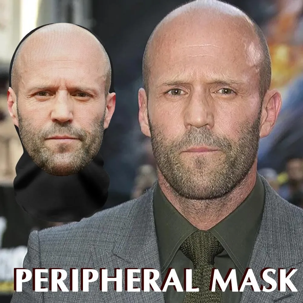 3D-gedruckte Vollgesichts-visuelle Maske, realistische Promi-Künstler-Gesichtsmaske, Requisiten, Kostüm für Partyzubehör, Cosplay – Detail 8