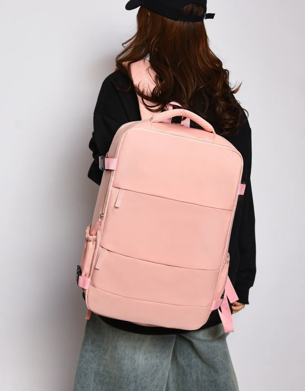 الأزواج الترفيه خفيفة الوزن على ظهره حقيبة السفر الإناث حقيبة ظهر جديدة الطالب المدرسية سعة كبيرة السفر ركاب الأمتعة