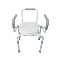 Toilet commode chairs with flip handle potty patient toilet commode chair 1